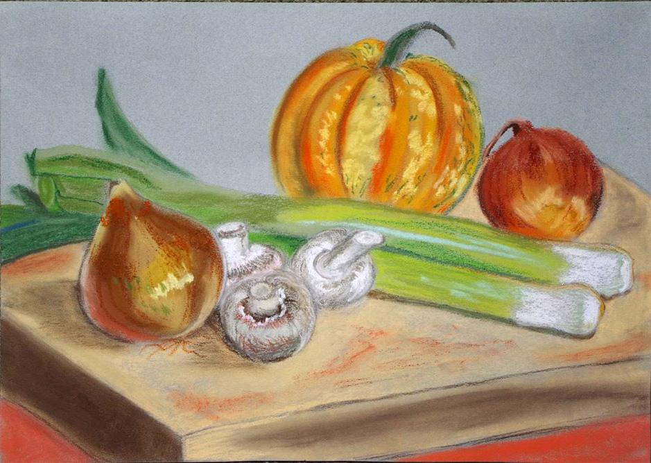  Colourful, geometric, painting by Christine Seymour 